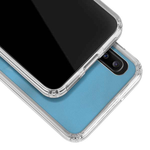 Uruguay Soccer Flag Galaxy A30 Clear Case